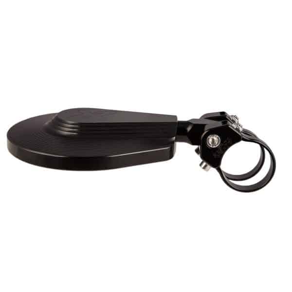 Photo3 6" Convex Glass Folding Side Mirror (Black) - 3