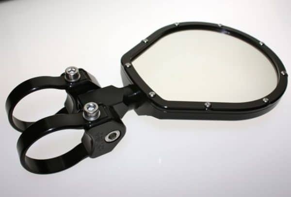Photo4 6" Flat Glass Folding Side Mirror (Black) - 4