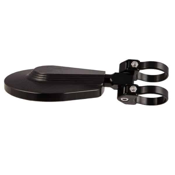 Photo4 6" Convex Glass Folding Side Mirror (Black) - 4